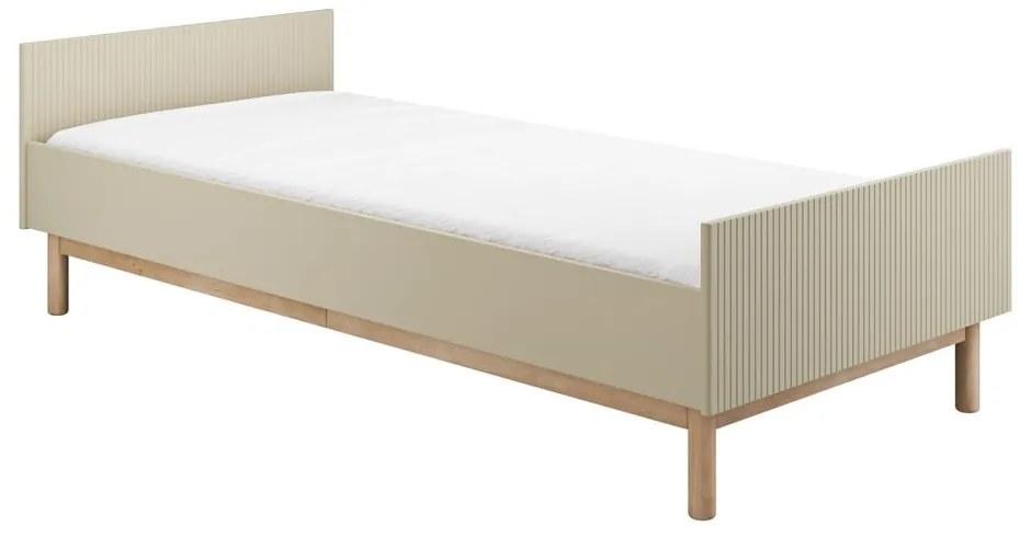 Béžová detská posteľ 90x200 cm Miloo – Pinio