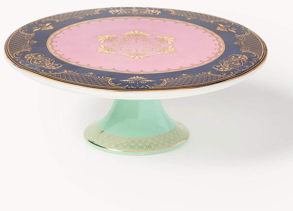 Ručne vyrobený porcelánový podnos na koláč Grandpa