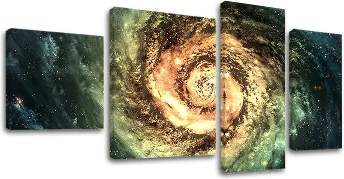 Obraz na plátne 4 dielny VESMÍR GA005E40