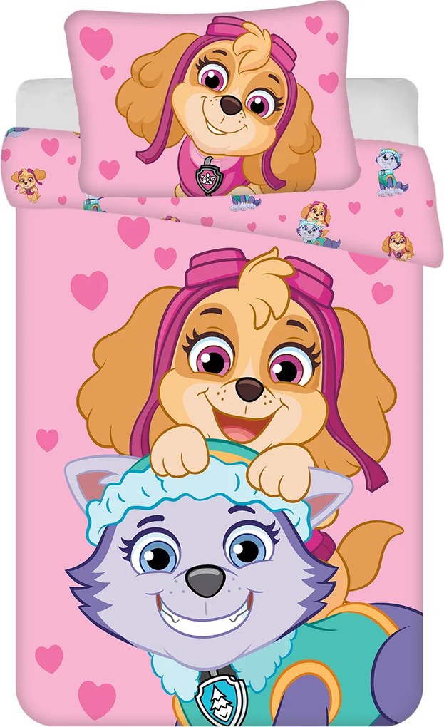 Jerry Fabrics Obliečky do postieľky 100x135 + 40x60 cm - Labkova patrola "PP526"