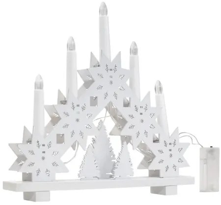 Vianočná dekorácia LED svietnik 371720