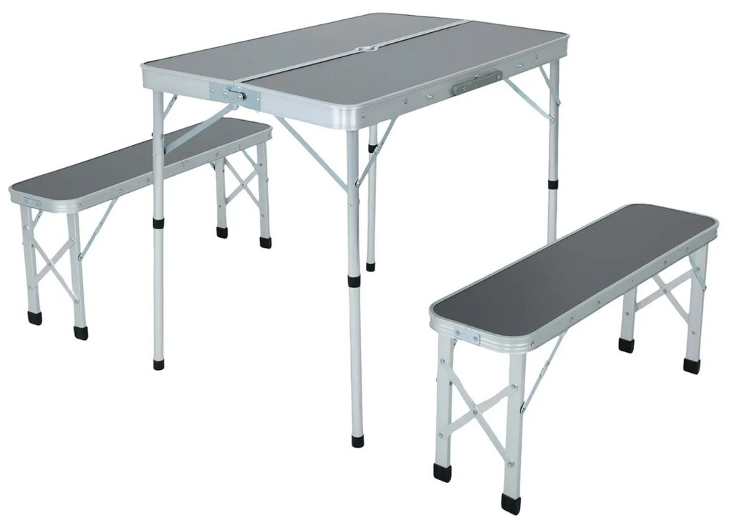 Kempingová turistická súprava ROI sivá