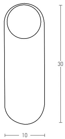 Zambelis H64 - Nástenné svietidlo 1xG9/9W/230V zlatá