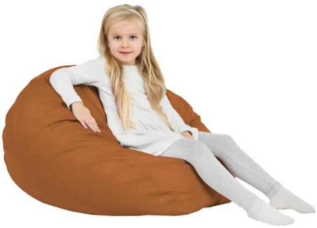 Sedací vak SAKO svetlohnedý ekokoža