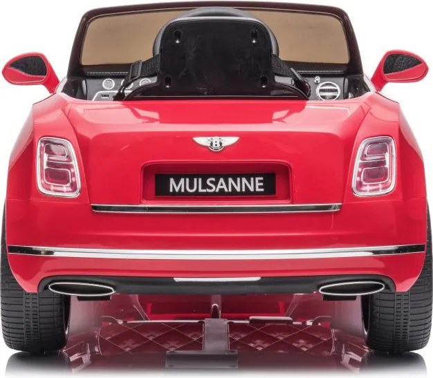 LEAN CARS Elektrické autíčko Bentley Mulsanne červené