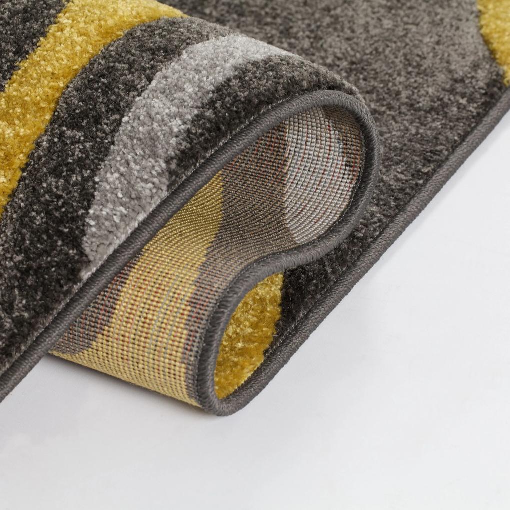 Flair Rugs koberce Kusový koberec Hand Carved Elude Ochre - 200x290 cm
