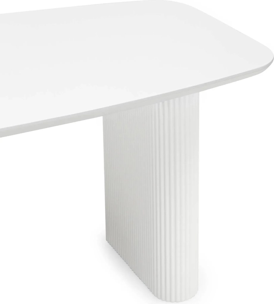 Jedálenský stôl Mesilla 180 cm biely