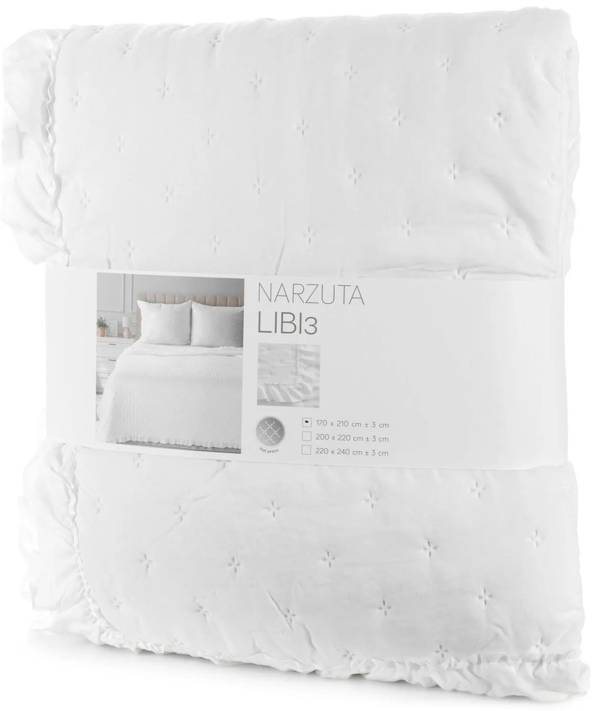 PREHOZ NA POSTEĽ LIBI3 220X240 CM BIELY