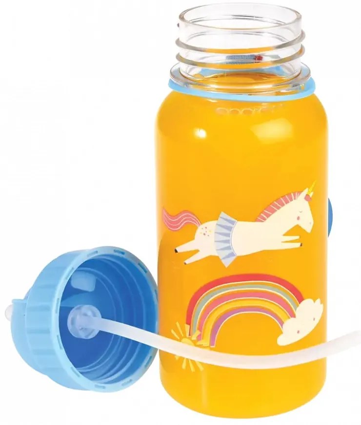 Modrá tritanová detská fľaša 500 ml Magical Unicorn – Rex London