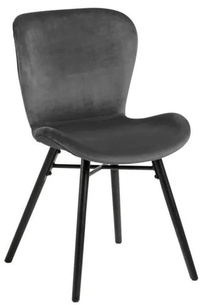 Sivá jedálenská stolička Actona Batilda