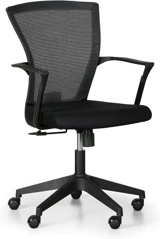 Kancelárska stolička BRET, čierna