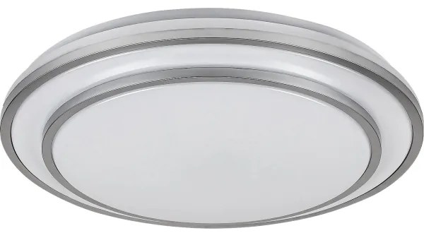 Rabalux 2131 - LED stmievateľné stropné svietidlo LUPITA LED/40W/230V strieborné + diaľkové ovládanie