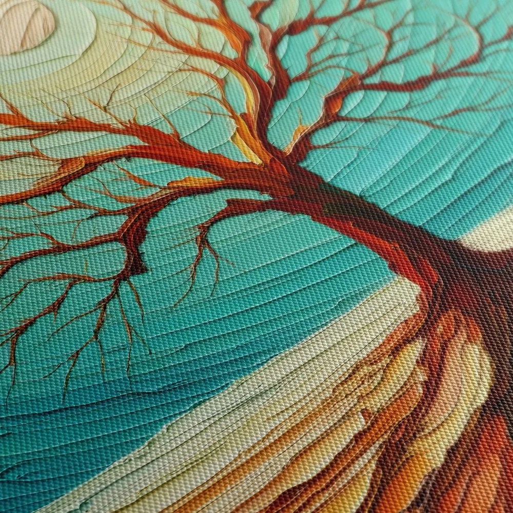 Obraz majestátny strom života v krajine