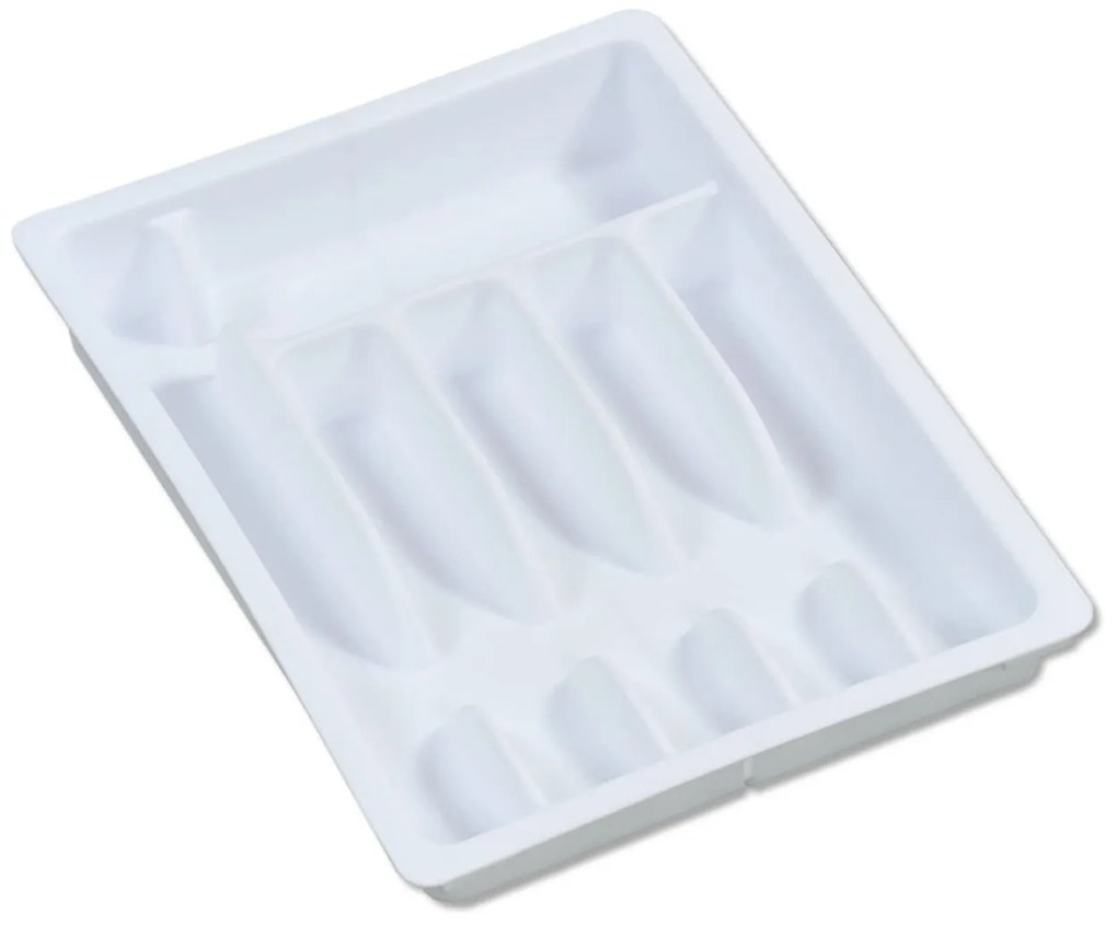 Plastový kuchynský organizér Loft White, 50x38 cm