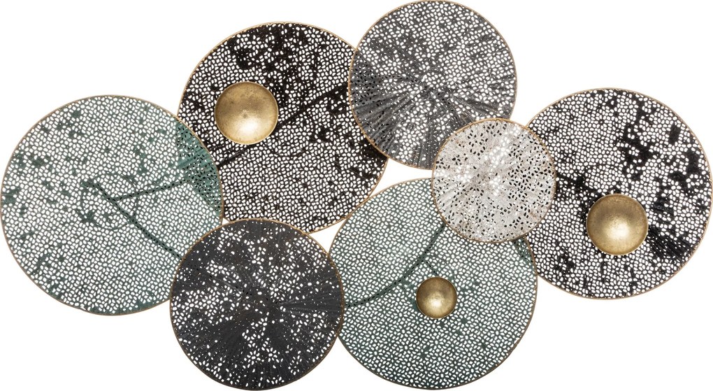 Kovová dekorácia na stenu Modern 90x50 cm