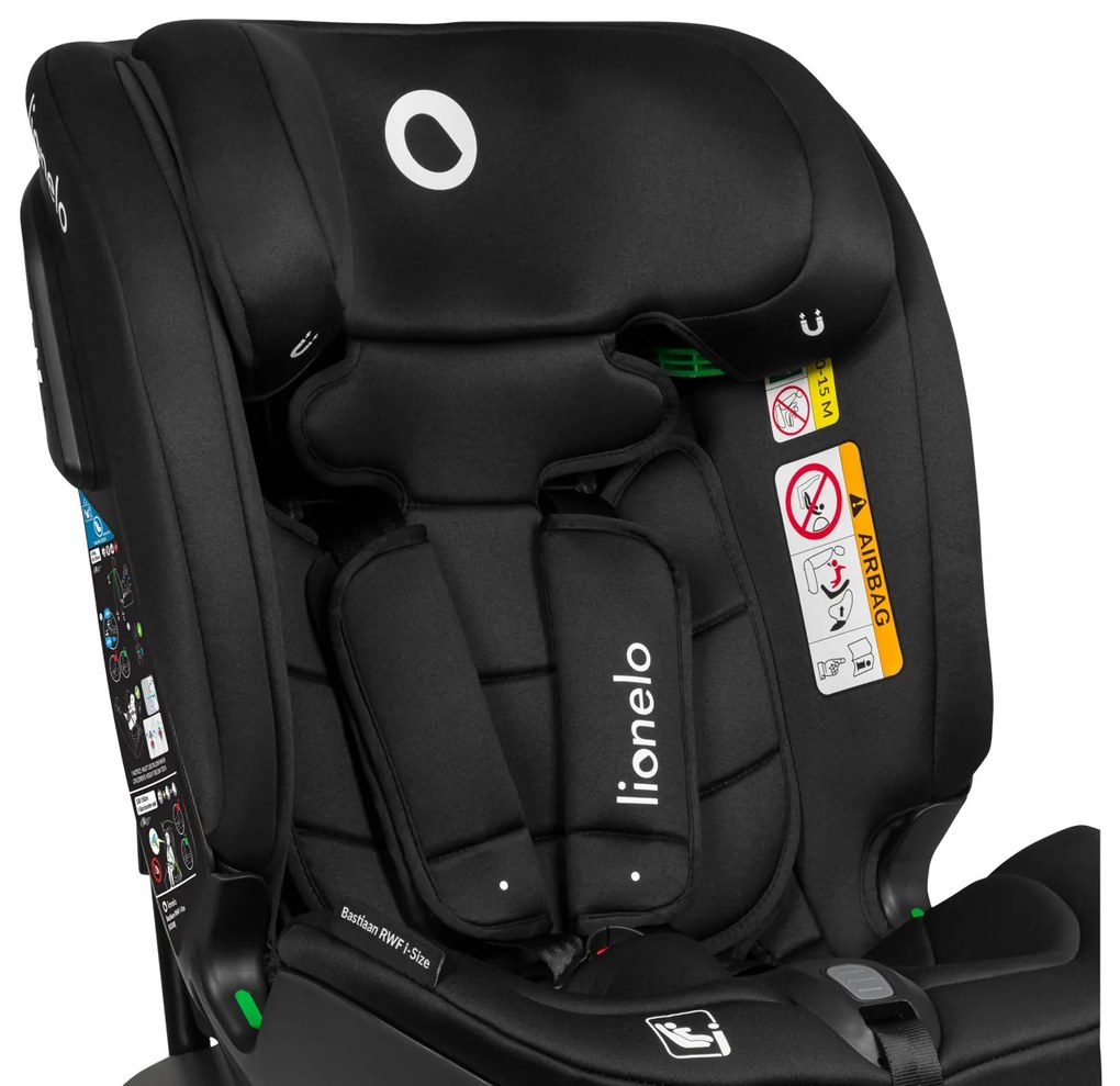 Autosedačka Lionelo Bastiaan RWF i-size 40-150 cm 0-36 KG Farba: Black Carbon