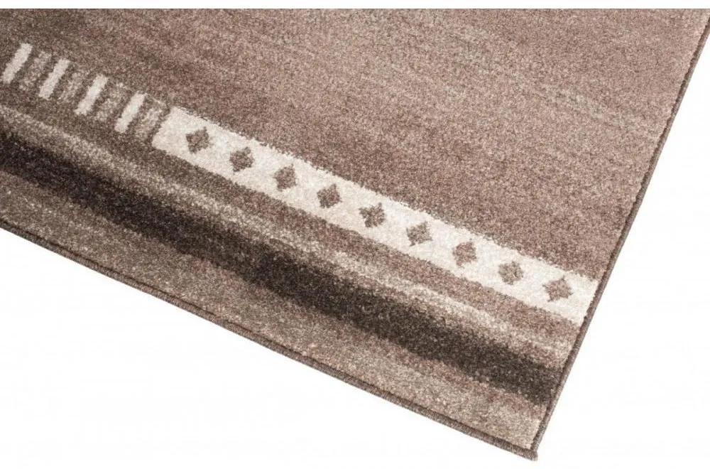 Kusový koberec Hviezda hnedý 200x290cm