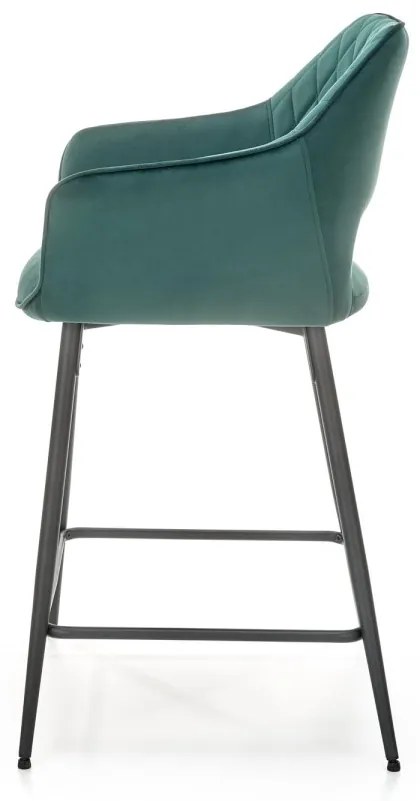 Barová stolička STOOL H107 zelená