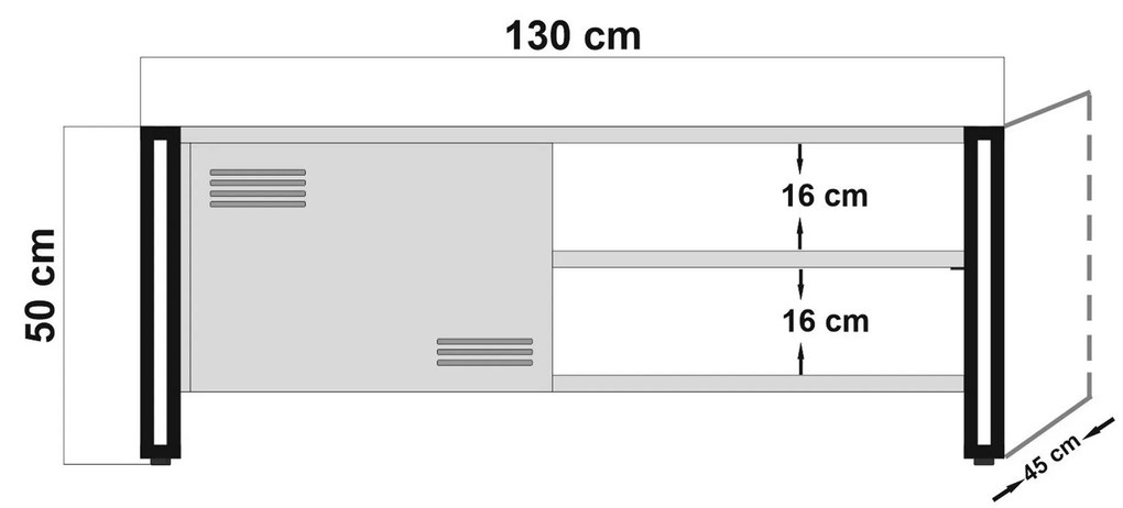 TV stolík/skrinka Cosia F. Vlastná spoľahlivá doprava až k Vám domov. 1067226