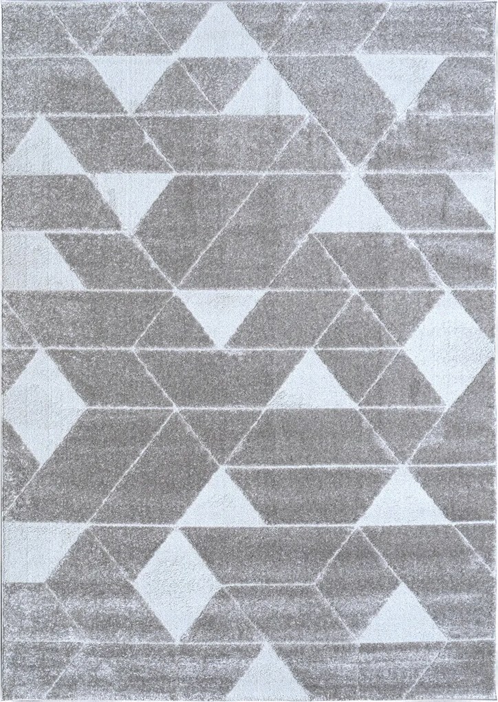 Angel Carpet, Kusový koberec Aurora 11 Grey, 60x110, šedá, kancelária