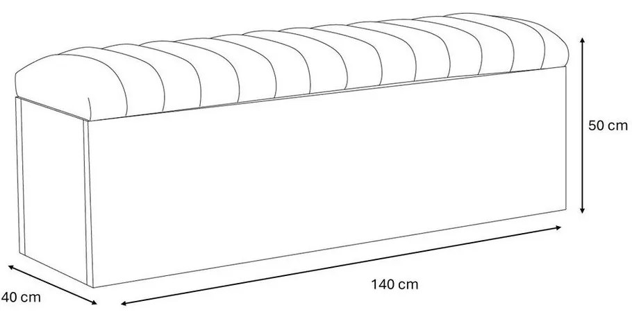 Lavica v zelenej a prírodnej farbe Oceane – Bobochic Paris