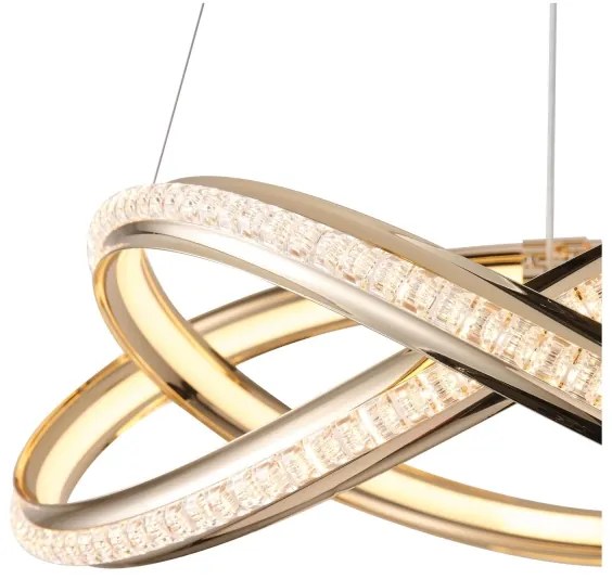 LED Luster na lanku LED/38W/230V 3000K 50x120 cm