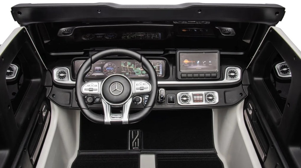 Elektrické autíčko Mercedes G63 AMG 4x200W XXL - biele
