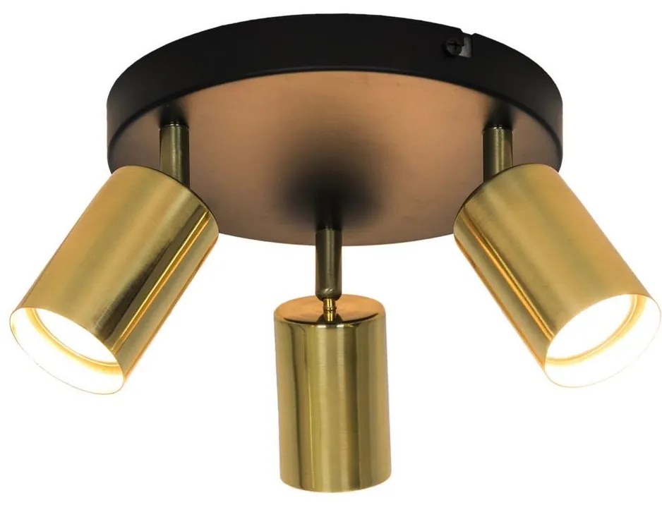 Zuma Line GU13013C-3R - Bodové svietidlo VILA 3xGU10/50W/230V