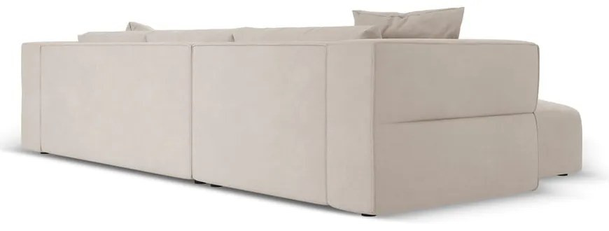 Béžová rohová pohovka, ľavý roh Esther - Milo Casa