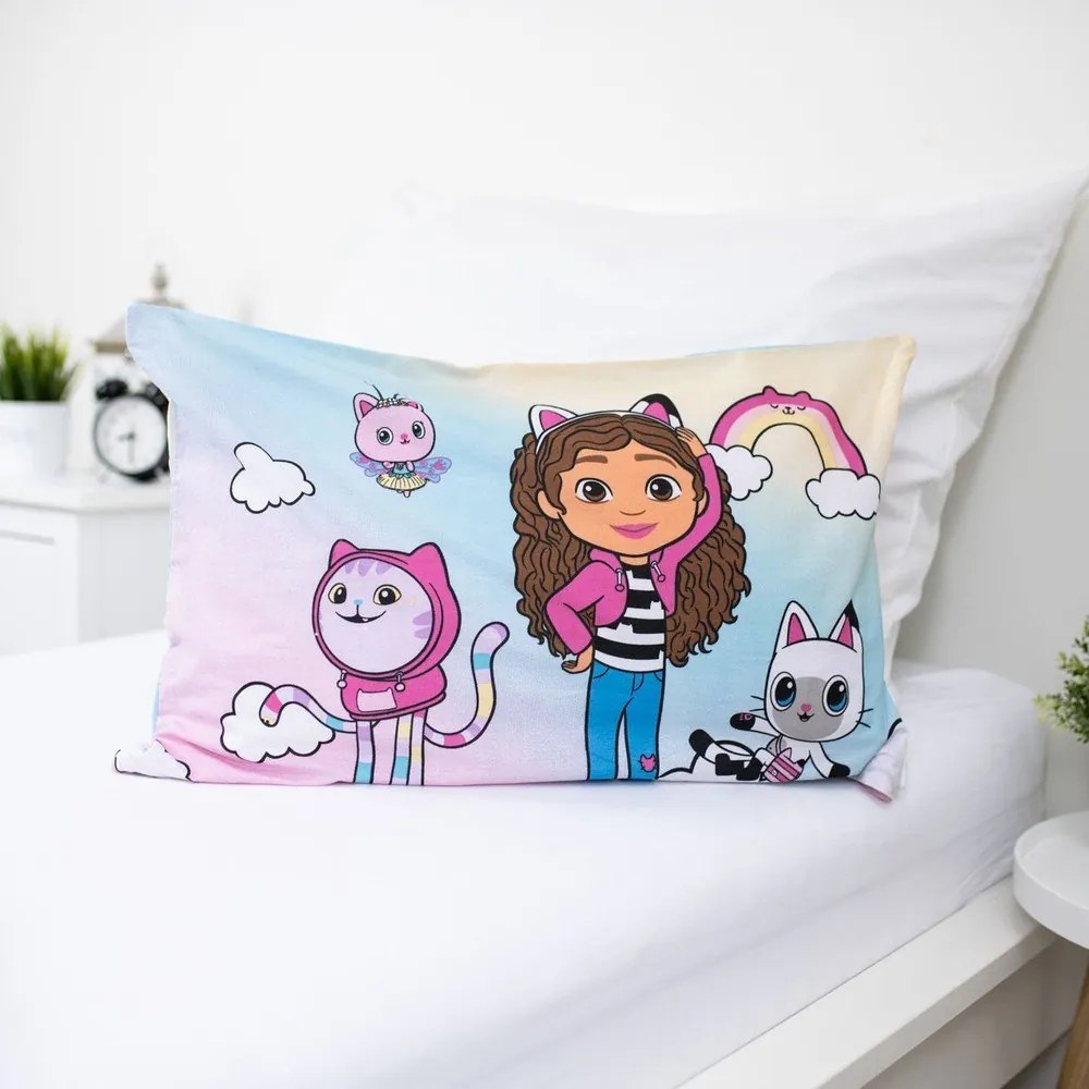 Bavlnené detské obliečky do postieľky 100x135 cm Gabby's Dollhouse "Sugar Dream" – Jerry Fabrics