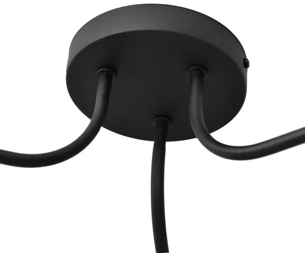 Luster ADAMANT 3xE27/15W/230V čierna