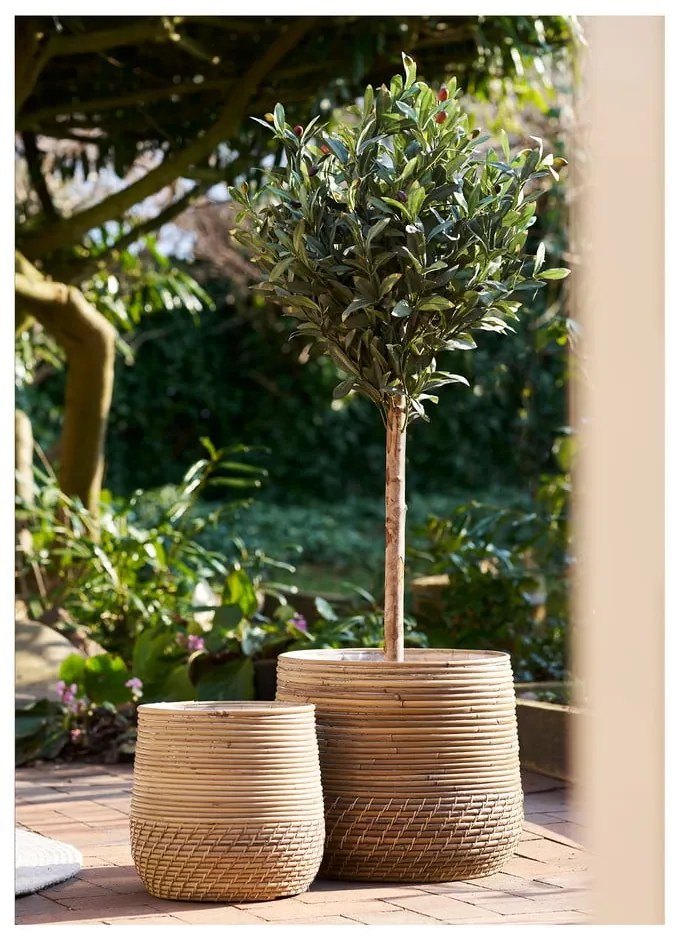 Ratanové košíky v súprave 2 ks ø 39x35 cm Moro – House Nordic