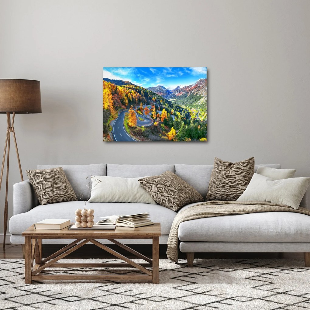 Obraz - Malojský priesmyk (70x50 cm)