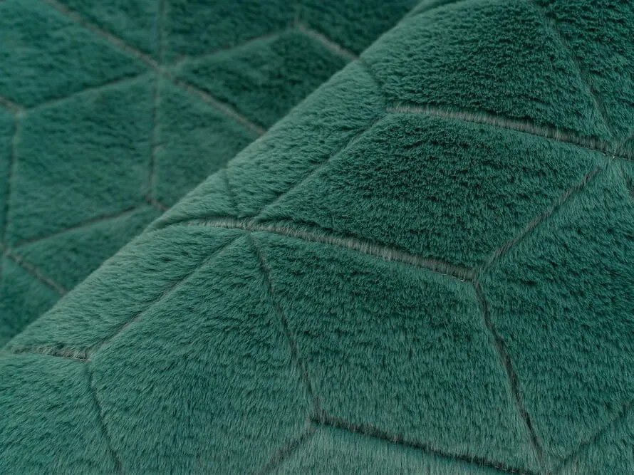 TZ Zelený obdĺžnikový koberec 3D Rabbit Rozmer: 160x220 cm