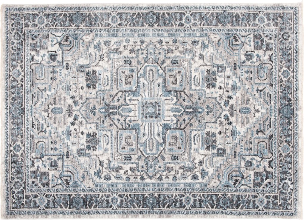 TA Koberec 3783A STRIEBORNÁ / D.GRAY MYSTIC Rozmer: 160x240 cm
