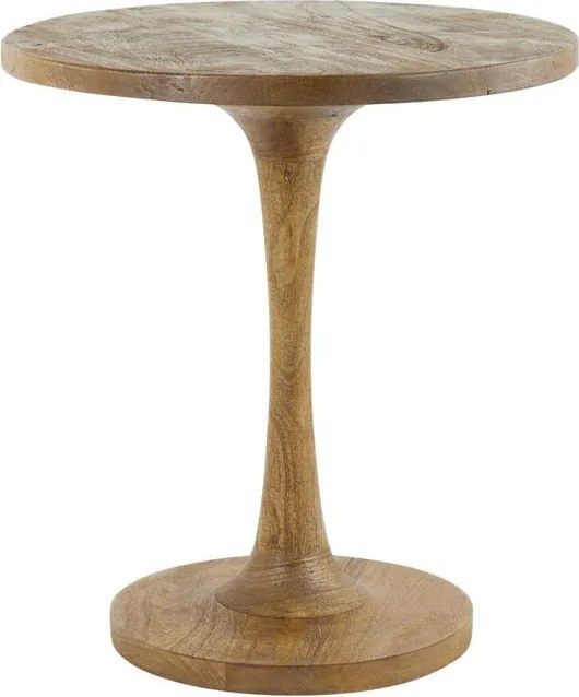 Okrúhly drevený bistro stolík Bicaba - Ø50*55 cm