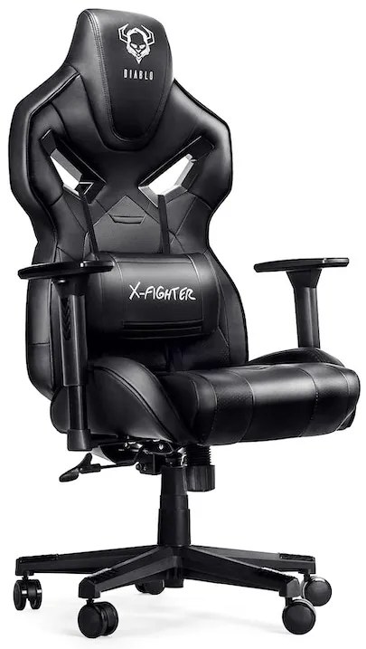 Herné kreslo Diablo X-Fighter Normal Size: čierne Diablochairs