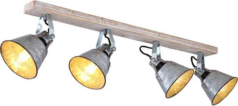 Globo 15366Z-4 - Bodové svietidlo GÜNTHER 4xE27/60W/230V