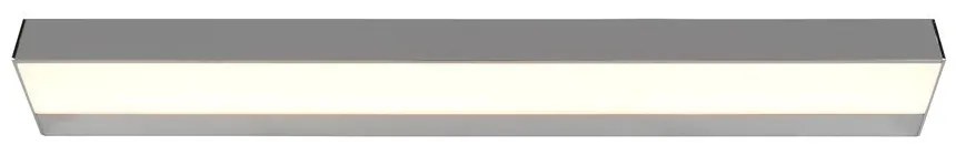 LED nástenné svietidlo v lesklej striebornej farbe (dĺžka 60 cm) Rocco - Trio