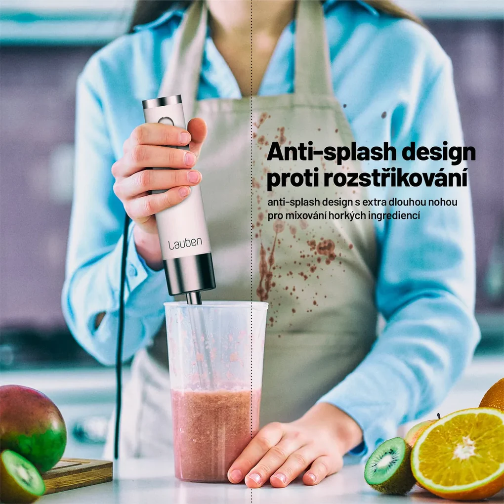 Lauben Stick Blender 800AT - tyčový mixér LBNSB800AT
