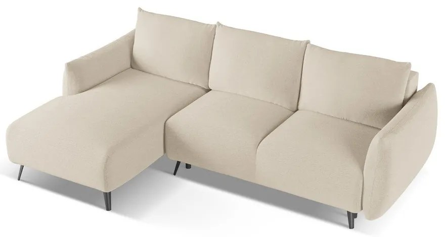 Béžová rohová pohovka (ľavý roh) Malie – Makamii