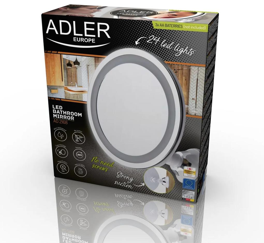 KIK KX4191 Kúpeľňové zrkadlo Adler AD 2168 LED
