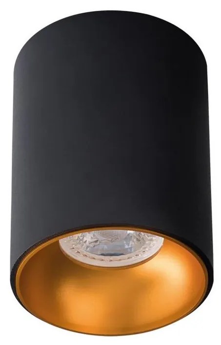 Kanlux 27571 - Bodové svietidlo RITI 1xGU10/10W/230V čierna/zlatá