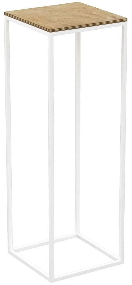 Stojan na kvety 70x24 cm biela