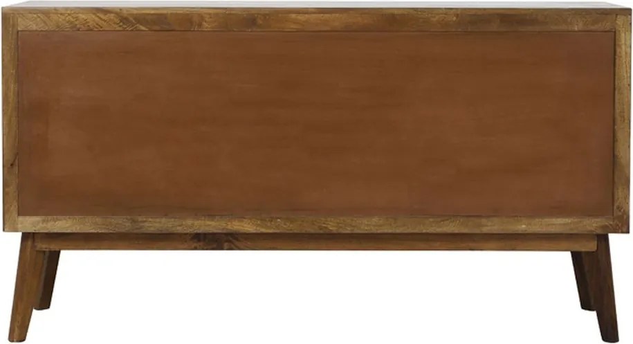 Drevená komoda Espita so šuplíkmi a dvierkami - 152*40*80cm
