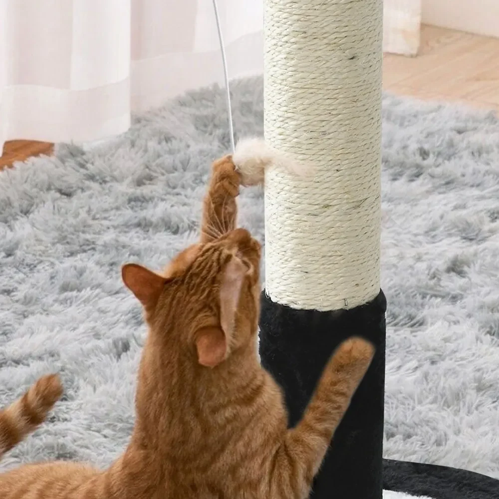 Mačacie škrabadlo SIMP 43 cm čierne