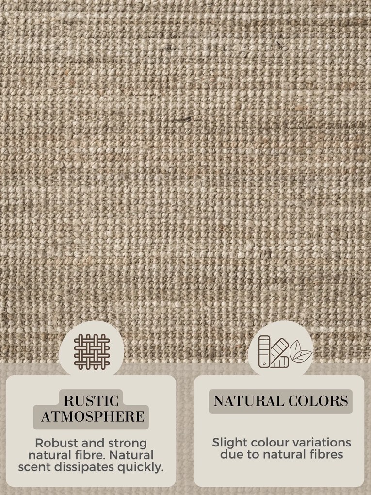 Kusový koberec Jaipur 105975 Grey/Brown kruh, 200x200 (priemer) kruh, béžová, chodba / predsieň, Hanse Home