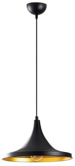 Luster na lanku BERCESTE 1xE27/40W/230V čierna