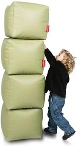 INTERMEDIC Sedací Vak Cube L 150L Farba: E09 - Zelená tmavá (ekokoža)