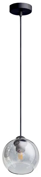 Luster na lanku LATIL 1xE27/60W/230V čierna